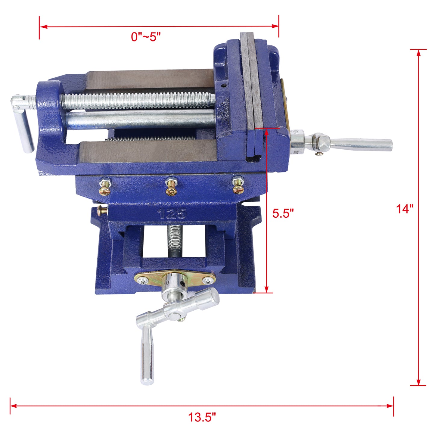 Cross slide vise, Drill Press Vise 5inch,drill press metal milling 2 way X-Y ,benchtop wood working clamp machine