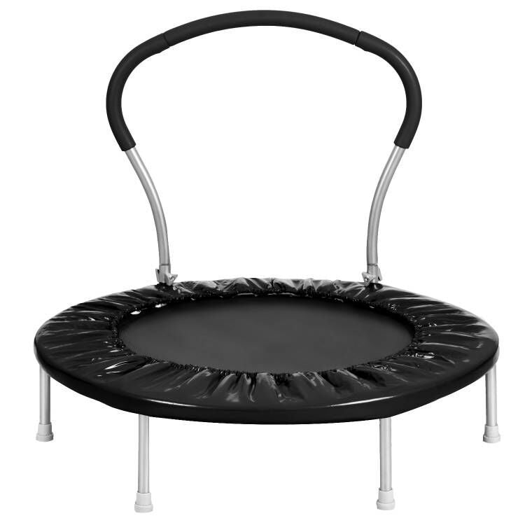 36" TRAMPOLINE WITH HANDLE(BK)-METAL