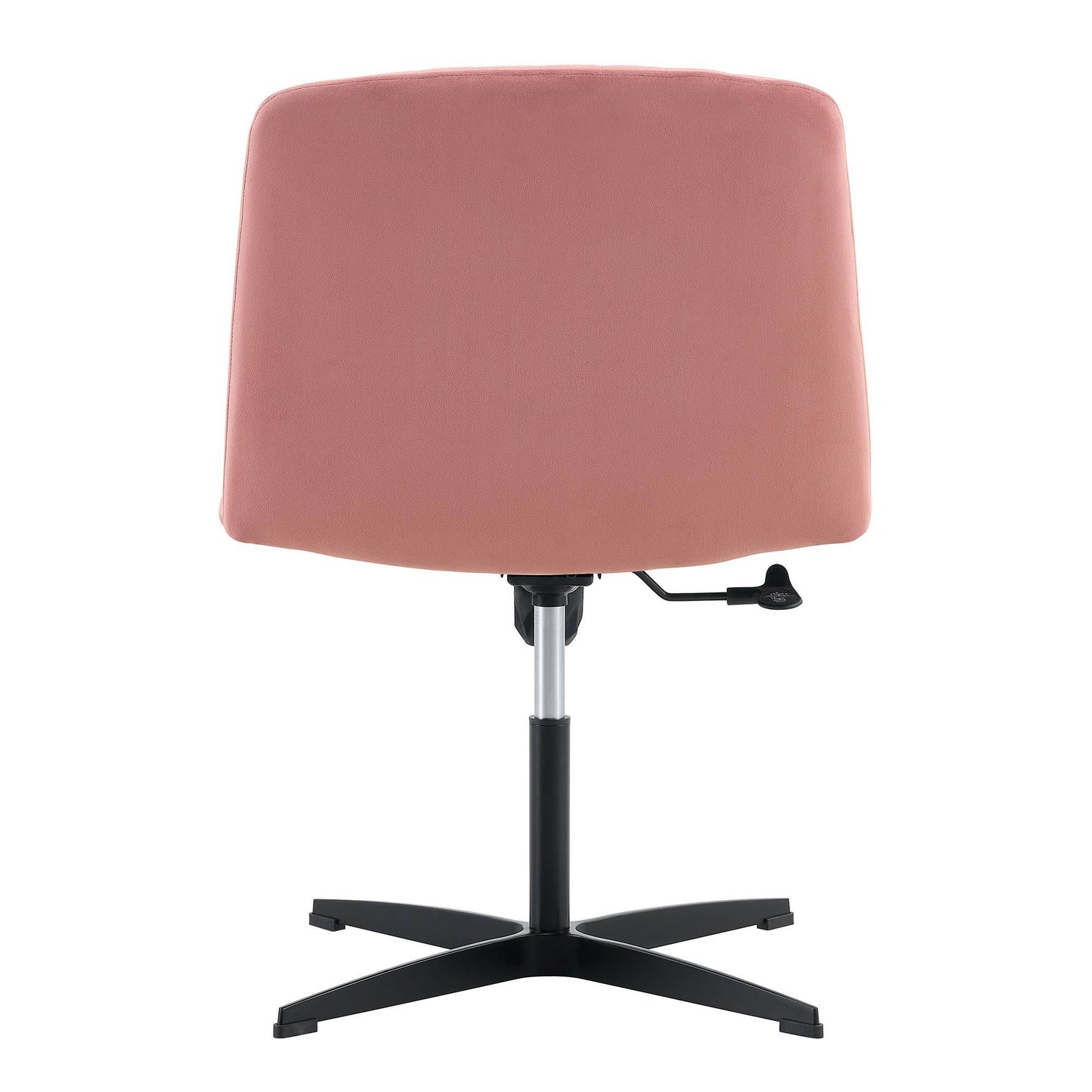 Pink Velvet Material. Home Computer Chair Office Chair Adjustable 360 °Swivel Cushion Chair With Black Foot Swivel Chair Makeup Chair Study Desk Chair. No WheelsW115167384