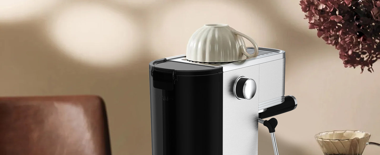 Automatic Milk Frother Espresso and Cappuccino Machine with ESE POD filter