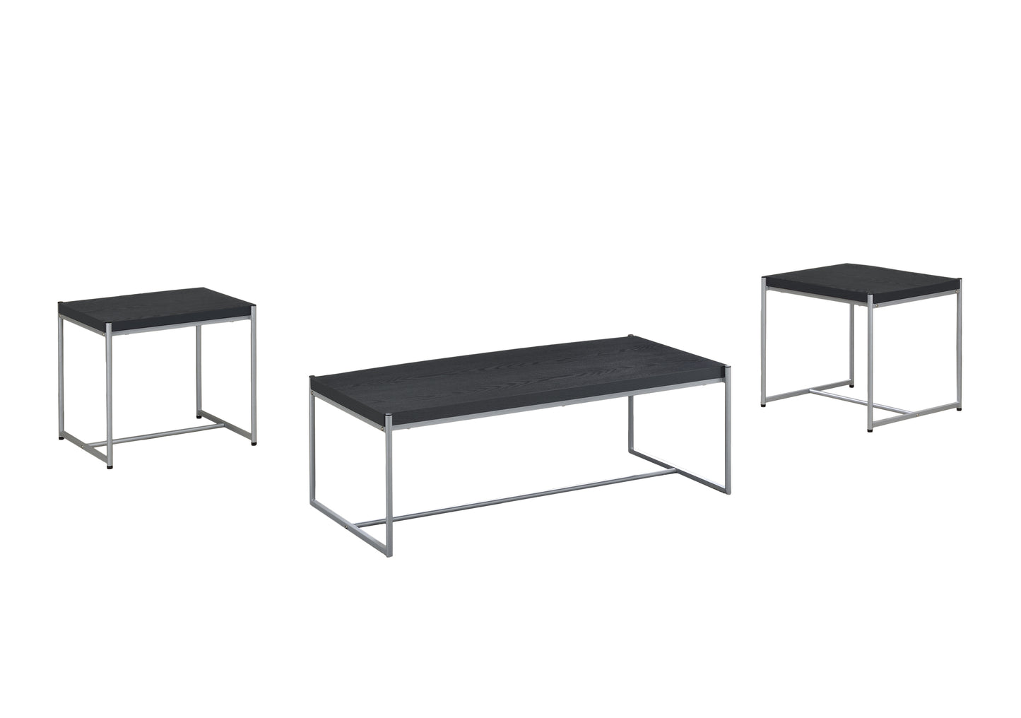 3-Piece Lennox Black Coffee and End Table Set