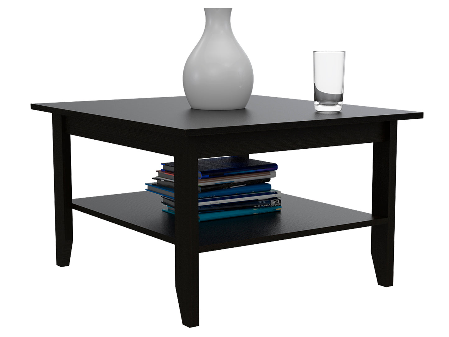 Danvers Black Wengue Rectangle Coffee Table