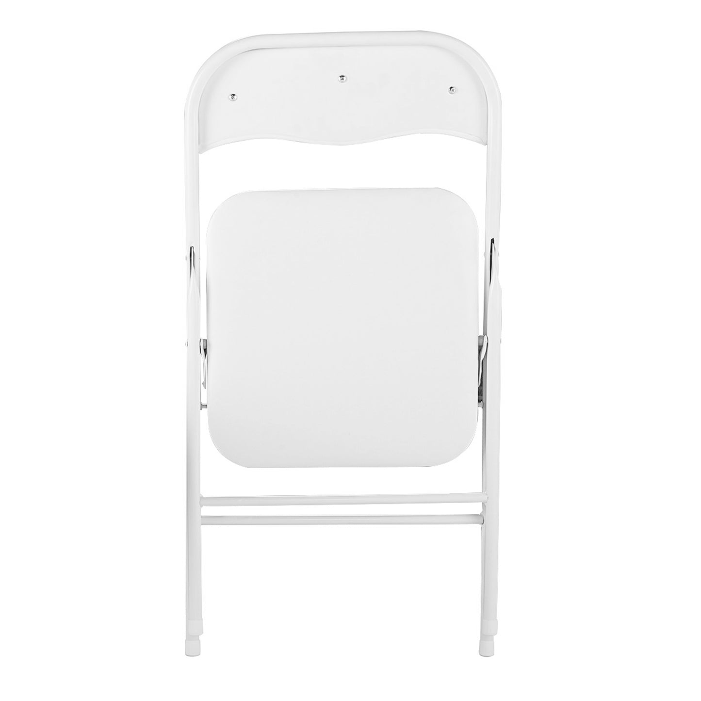 Folding and Stackable Chair Set, 6 Pack for Wedding, Picnic, Fishing and Camping, White