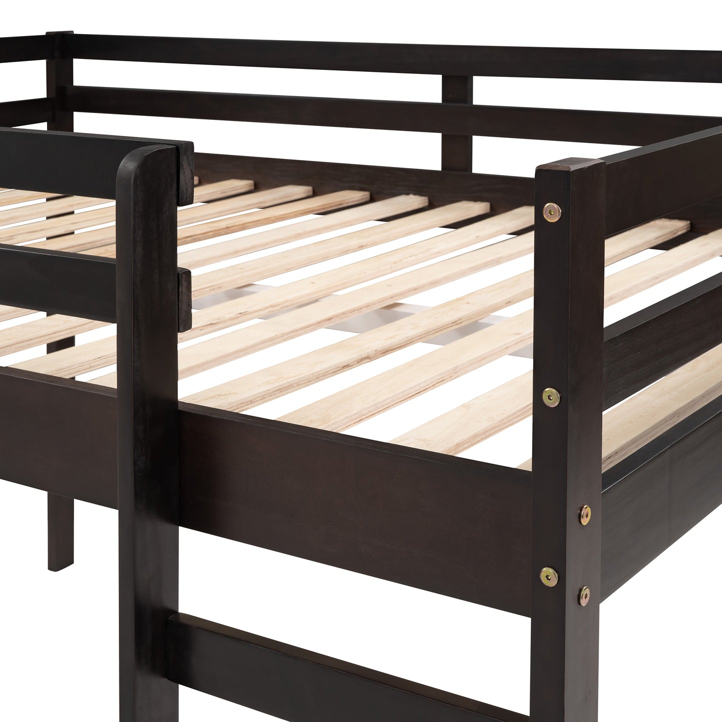 Loft Bed with Slide, Multifunctional Design, Full (Espresso)( :WF281157AAP)