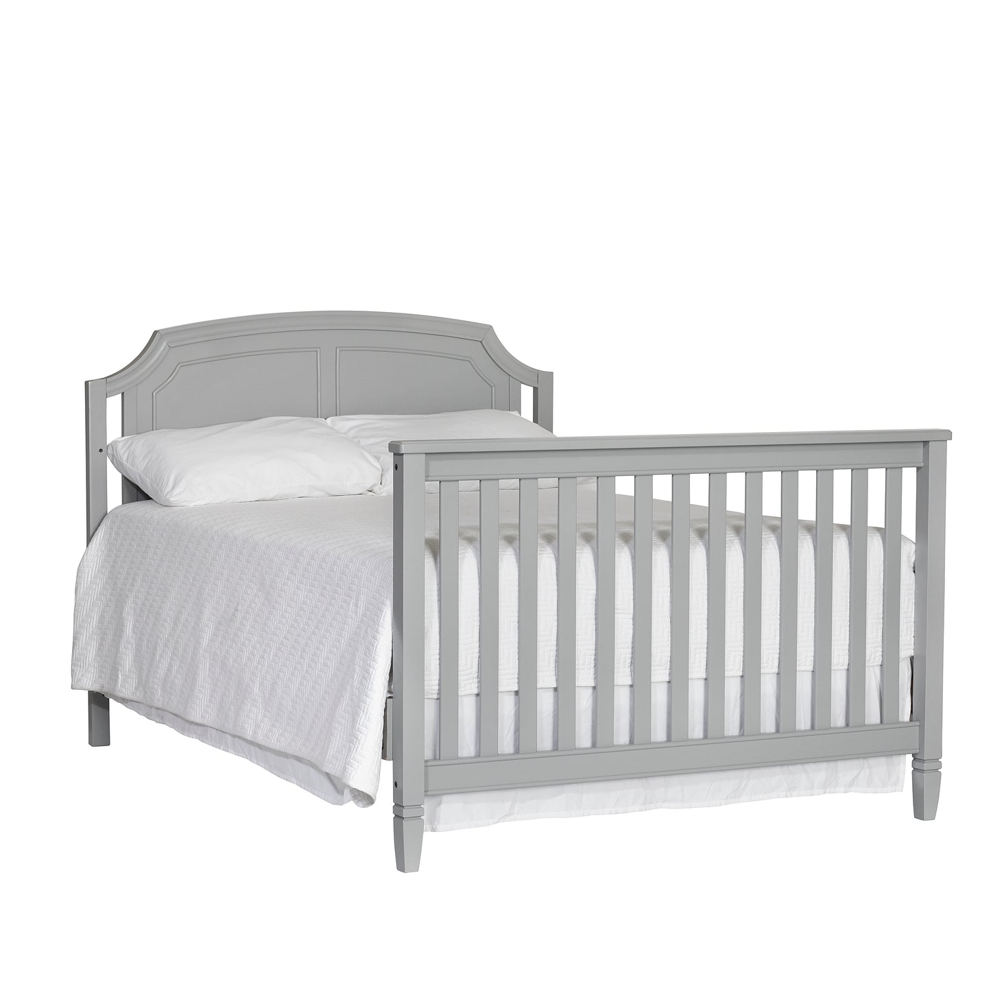 Alice 4-in-1 Convertible Crib Gray