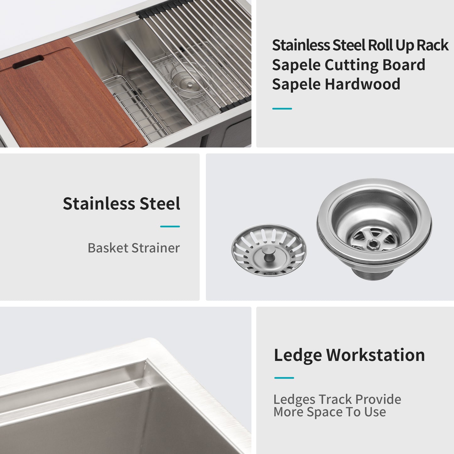 Transform Your Kitchen with Efficiency: Double Bowl(60/40) Undermount Sink