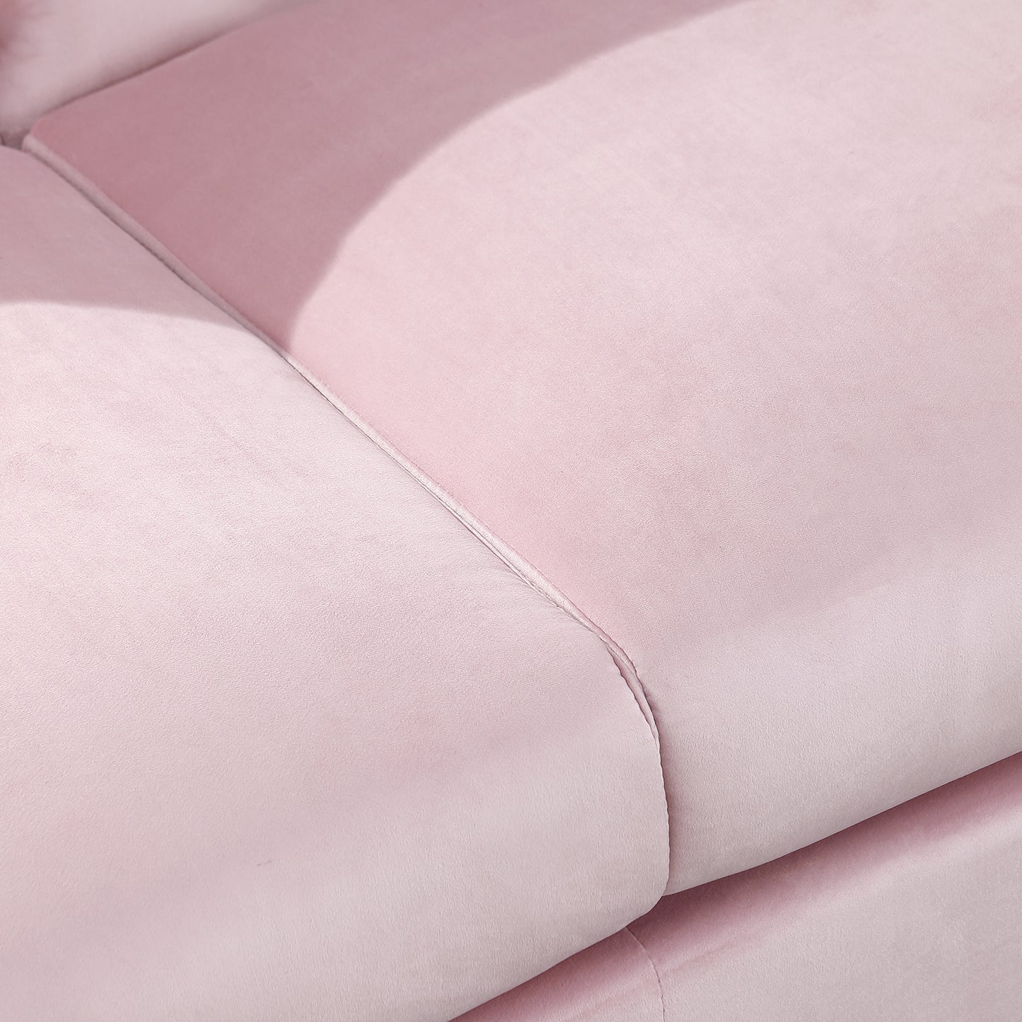 Chesterfield sofa ,Stanford sofa ,  high quality Chesterfield sofa ,pink color , tufted and wrinkled fabric  sofa;contemporary Stanford sofa ; tufted sofa with scroll  arm and scroll back.loveseater