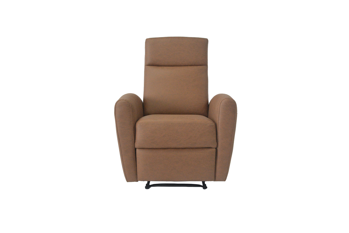 Elegant Antique Brown Single Seat Home Theater Recliner