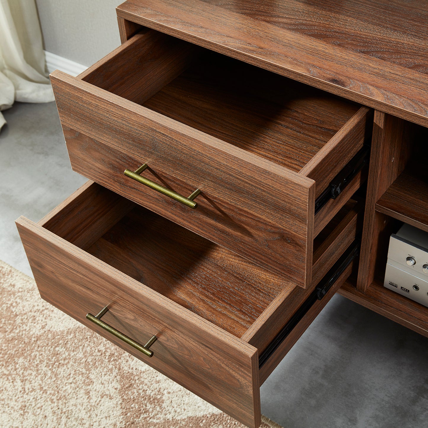 Vintage Walnut TV Cabinet