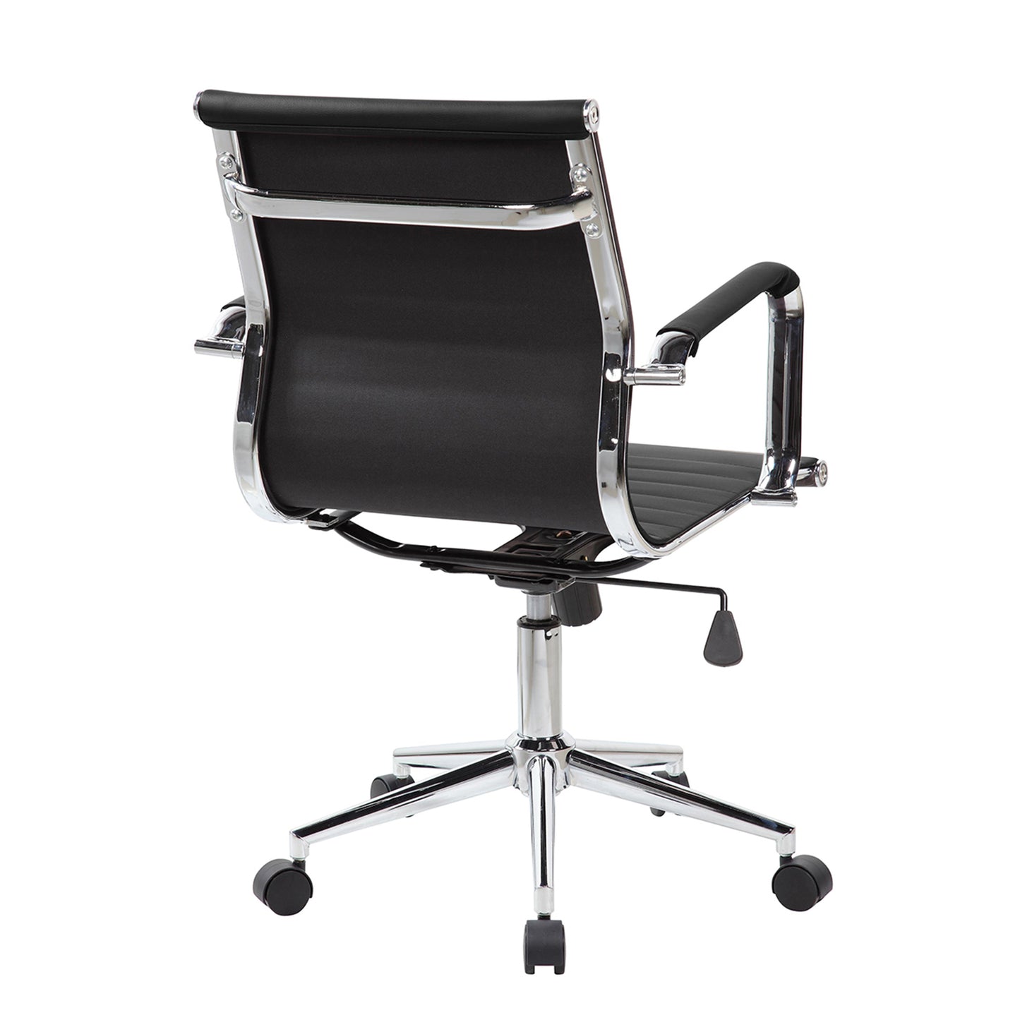 Modern Medium Back Executive Office Chair, Black