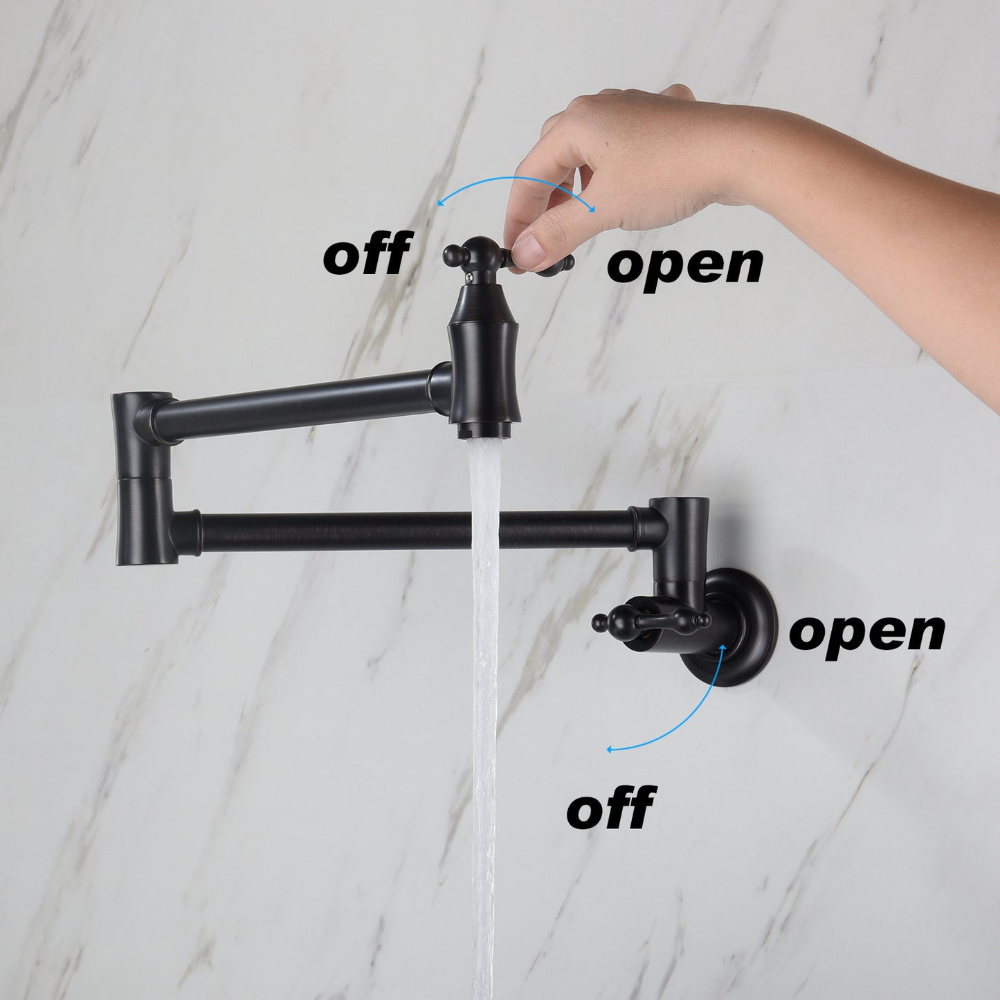 Pot Filler Faucet Wall Mount