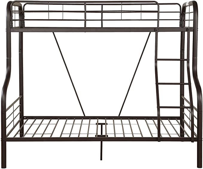 Transformable Cairo Sandy Black Twin/Full Bunk Bed