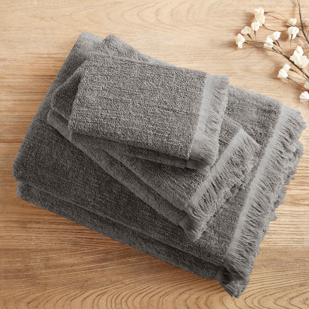 INK+IVY Nova Cotton Dobby Slub 6 Piece Towel Set