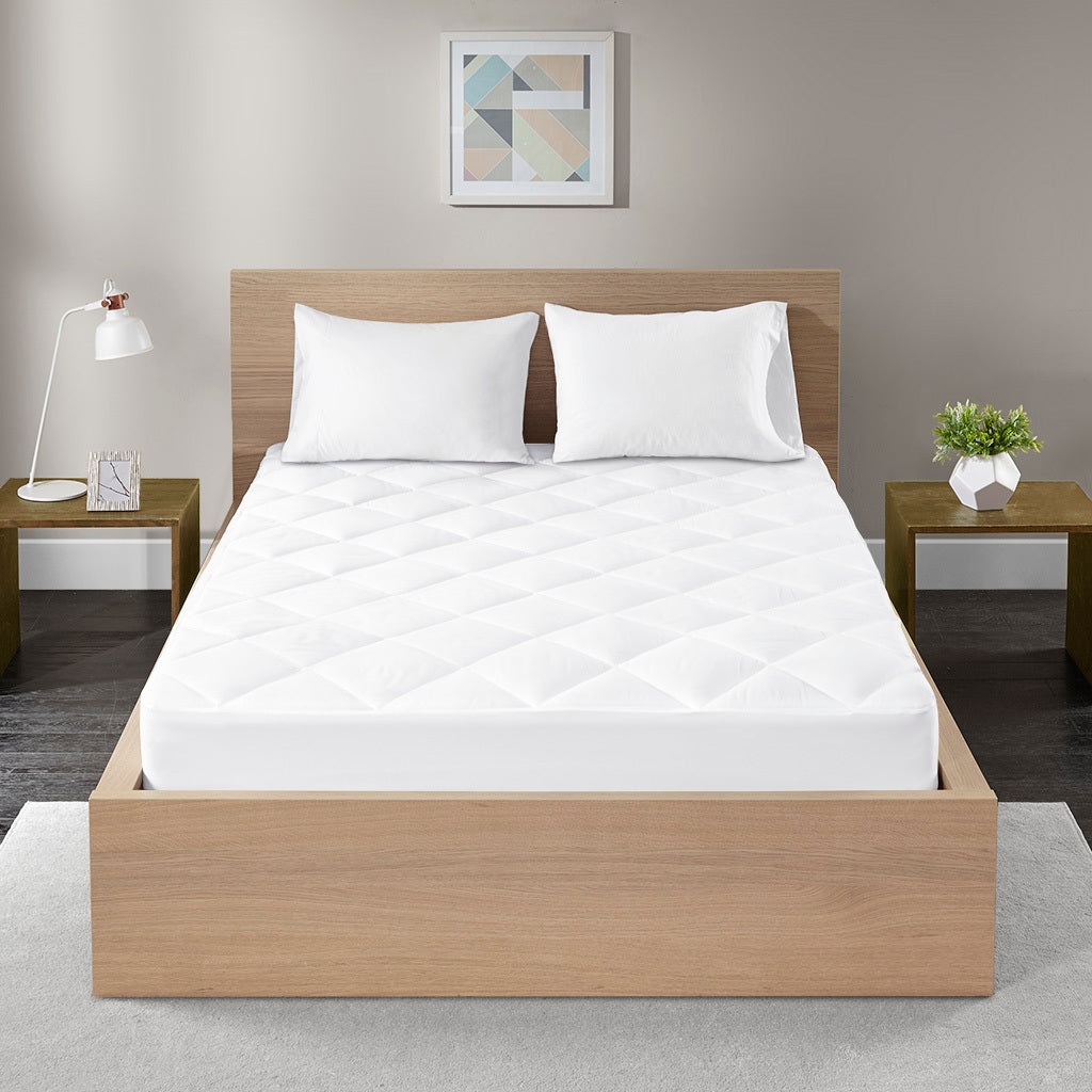 300 Thread Count Cotton Sateen Waterproof Mattress Pad