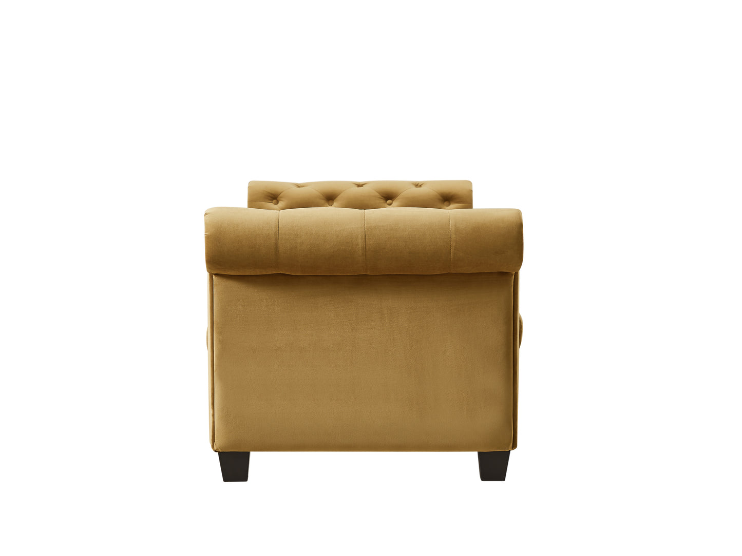 Comfortable Brown Rectangular Large Sofa Stool with High-Quality Cushions