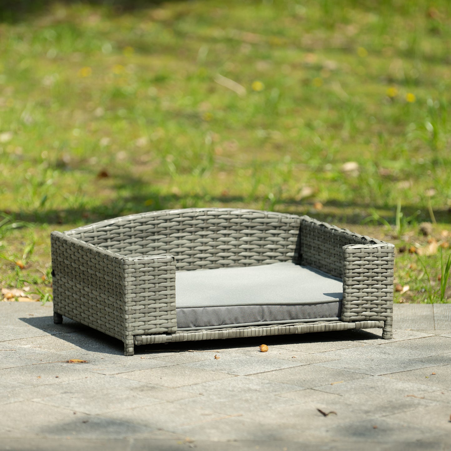 Dog Bed, Pet Bed, Pet Enclosures, Pet Outdoor Furniture, Pet Patio Furniture, Seasonal PE Wicker Pet Furniture, Dog Bed With Cushion