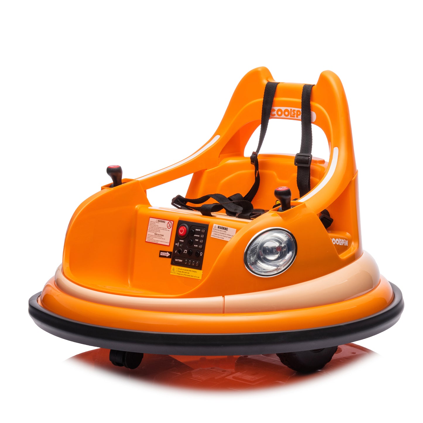 12V Ride-On Bumper Car for Kids with Remote Control and Safety Features