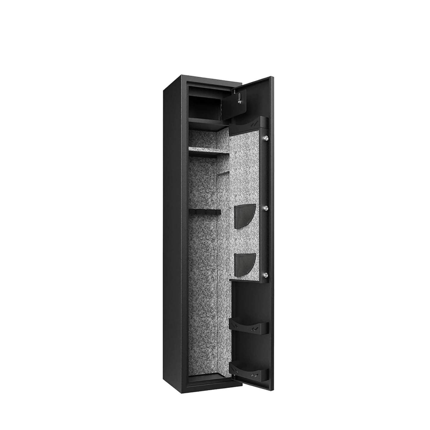 3-5 Gun Security Cabinet with Adjustable Shelf and LED Lighting