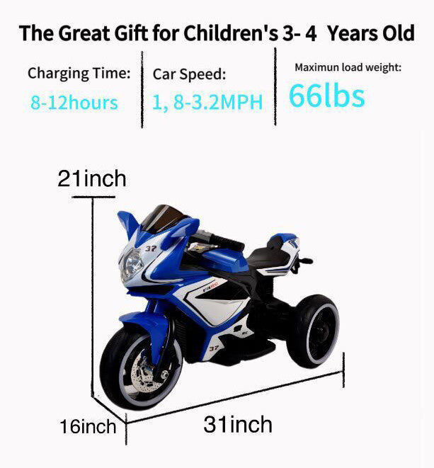 Tamco 6V Kids Electric motorcycle/ Small Kids toys motorcycle/Kids electric car/electric ride on motorcycle for 3-4 years boys