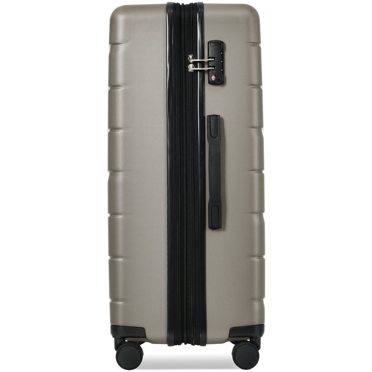 Luggage Sets 3 Piece Suitcase Set 20/24/28,Carry on Luggage Airline Approved,Hard Case with Spinner Wheels,Gray