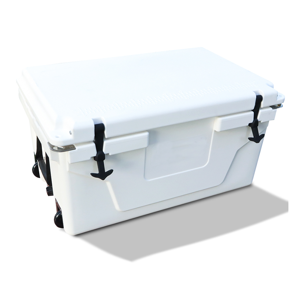 Portable White Outdoor Camping Picnic Fishing Cooler Box 65QT