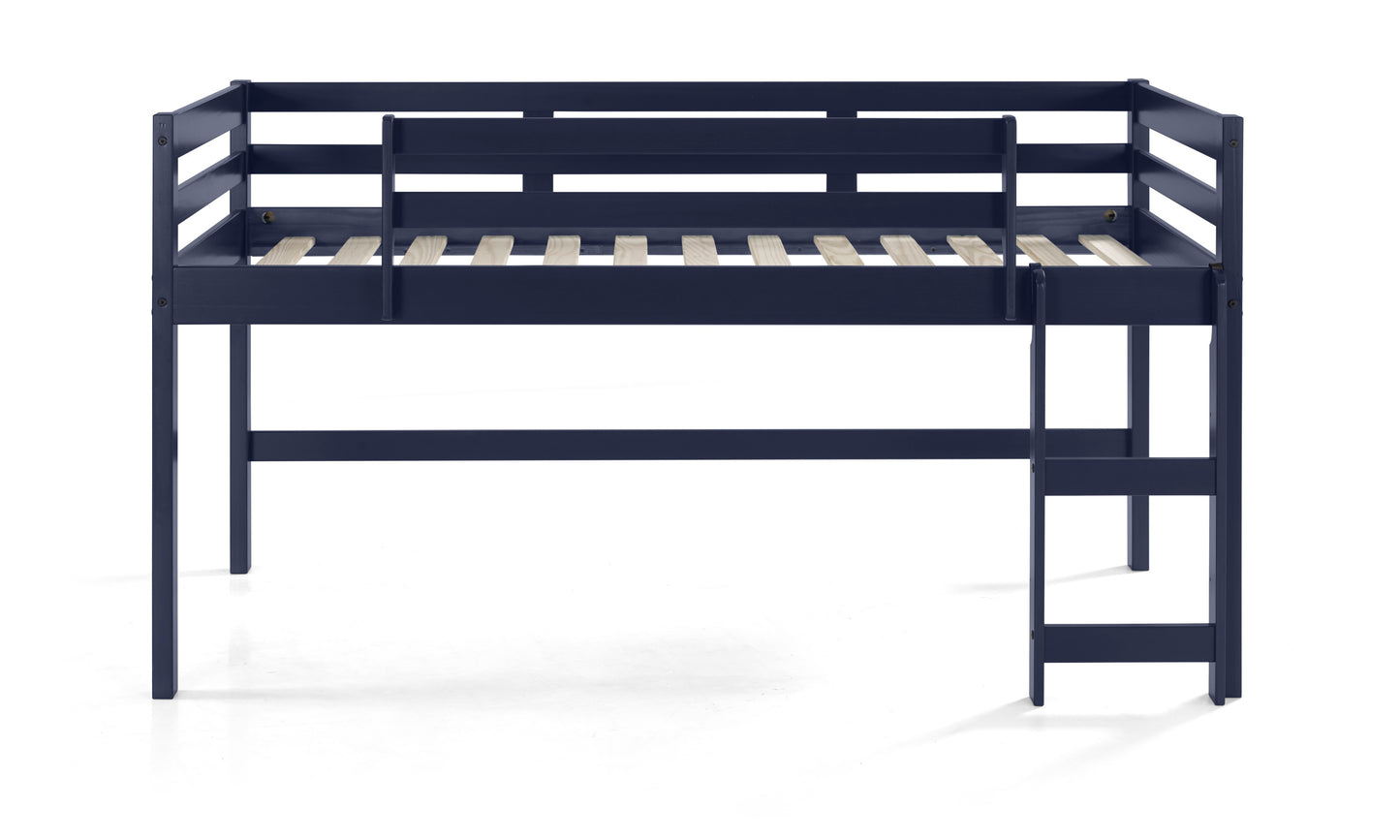 Lara Twin Loft Bed, Navy Blue Finish 38260