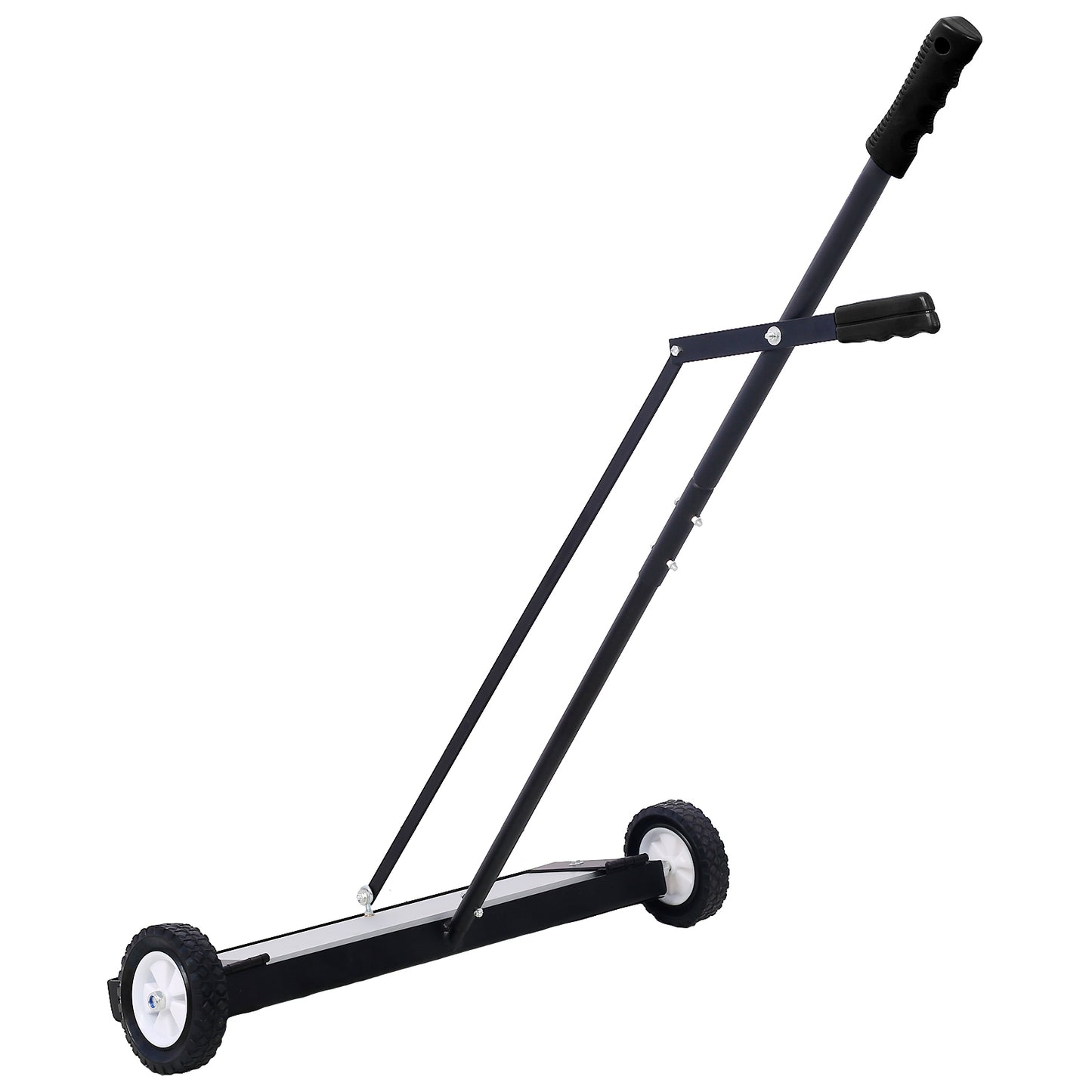 24'' Rolling Magnetic Pick-Up Sweeper, Heavy Duty Push-Type with Release, for Nails Needles Screws Collection,100 Pound Capacity