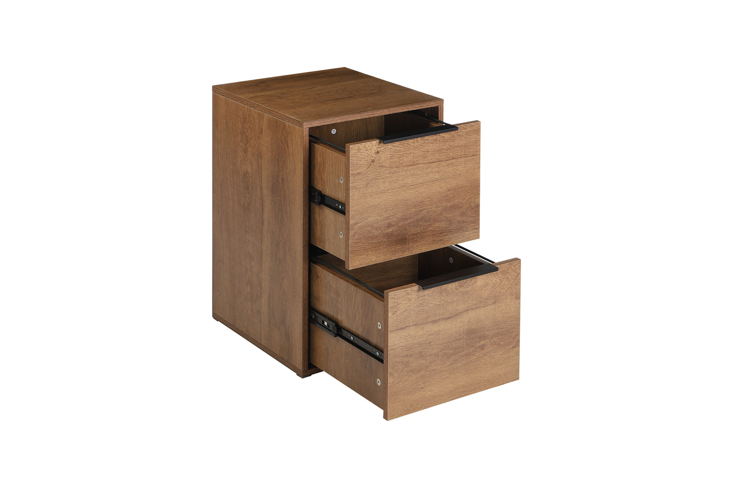 2 Drawer Wood Filing Cabinet