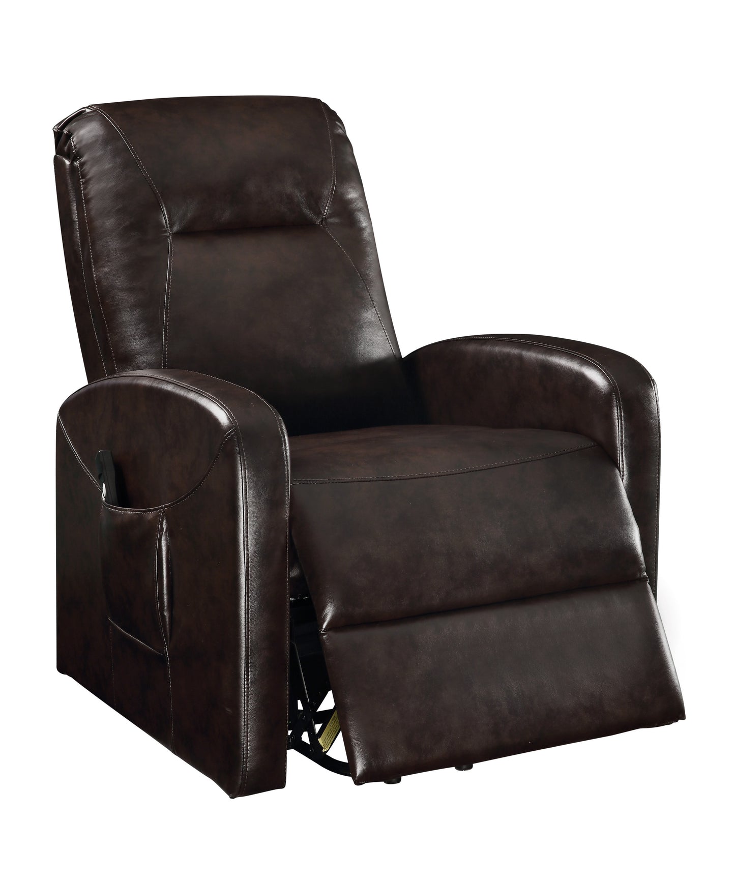 Kasia Power Lift Recliner in Espresso PU Leather - Ultimate Comfort and Style