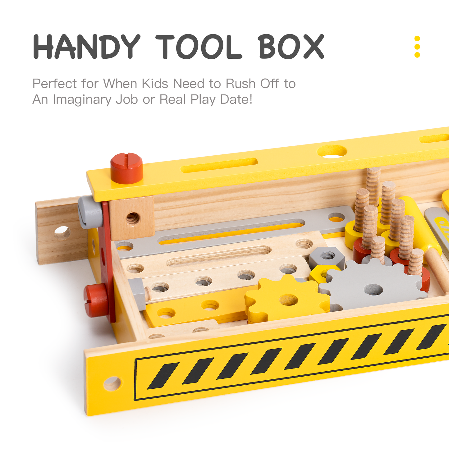 Children's Classic Wooden Workbench Playset - Perfect Gift for Christmas, Parties, and Birthdays