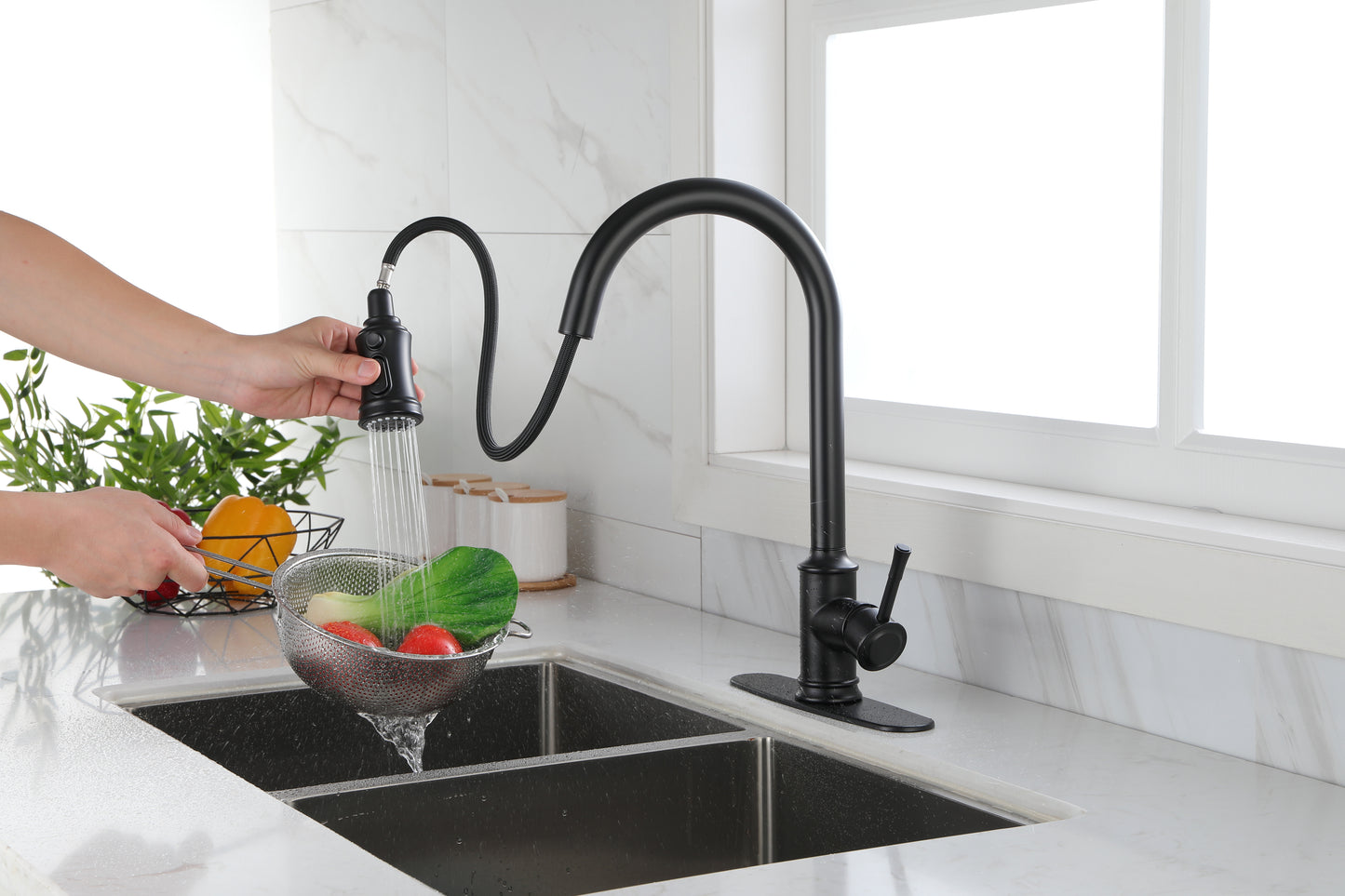 Touch Kitchen Faucet with Pull Down Sprayer