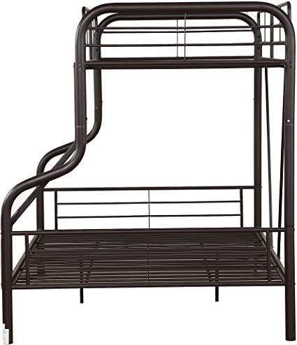 Transformable Cairo Sandy Black Twin/Full Bunk Bed