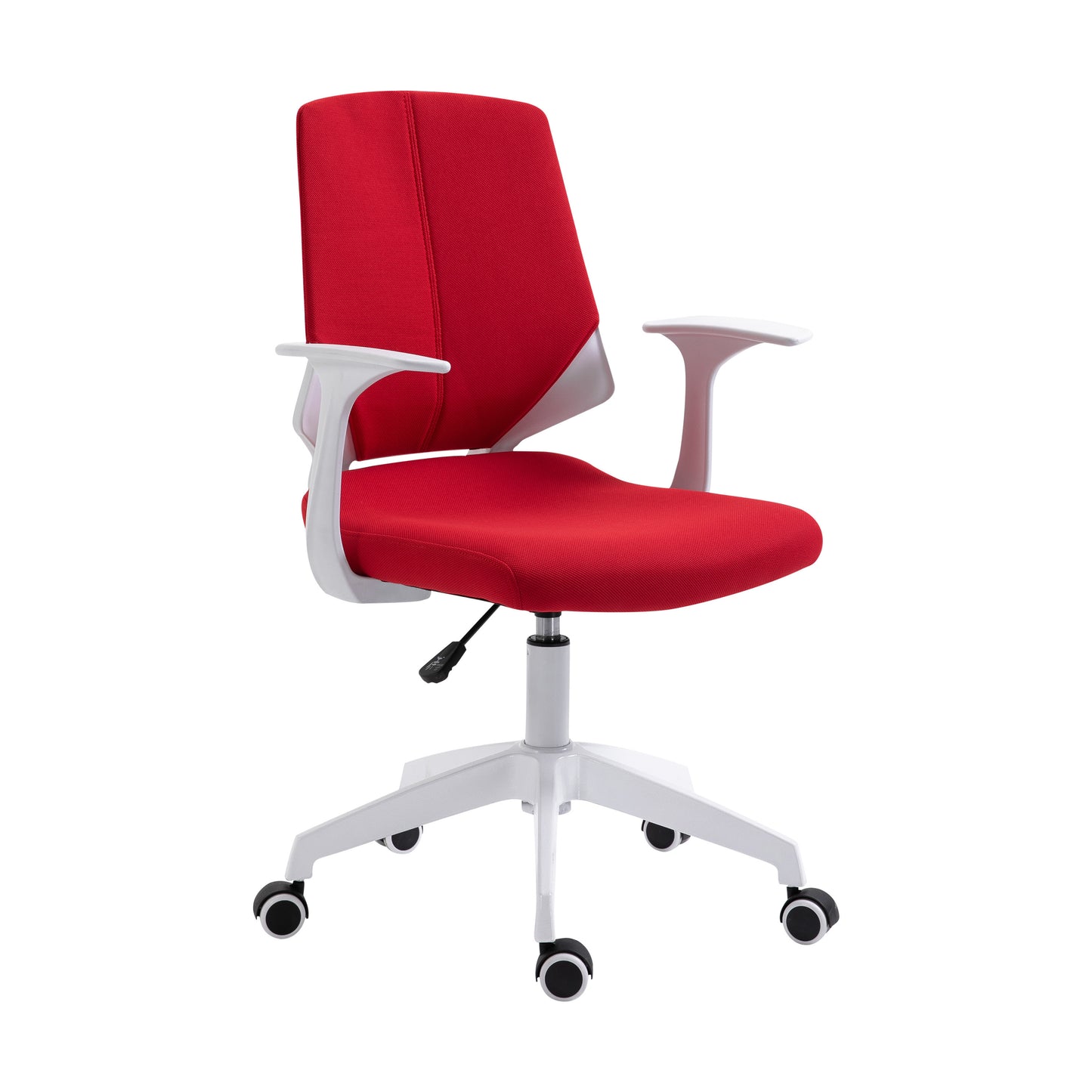 Height Adjustable Mid Back Office Chair, Red