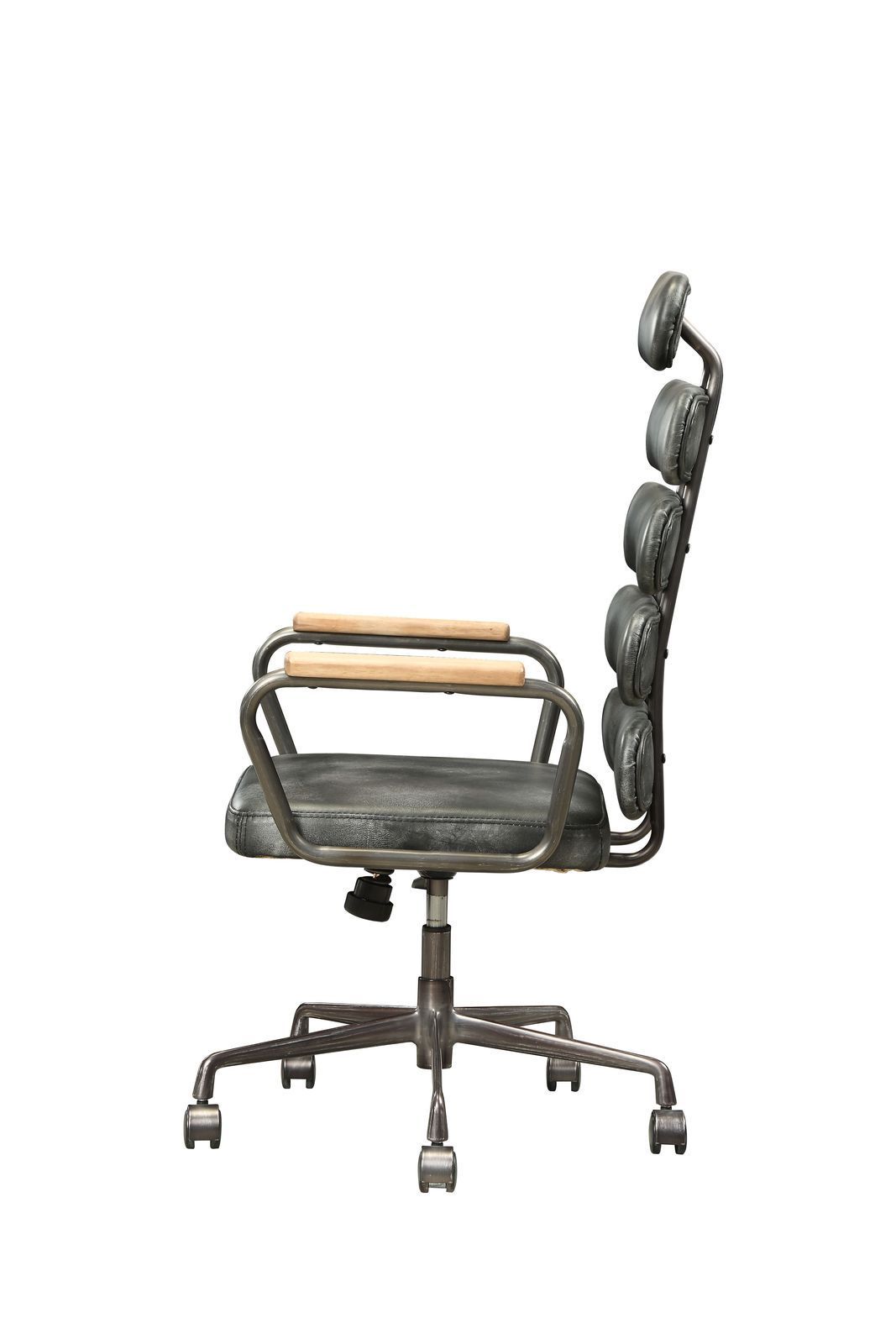 Calan Office Chair in Vintage Black Top Grain Leather 92107