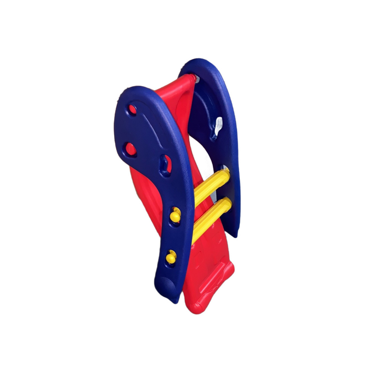 CE Approved Foldable Kids Plastic Slide - Blue Red Yellow