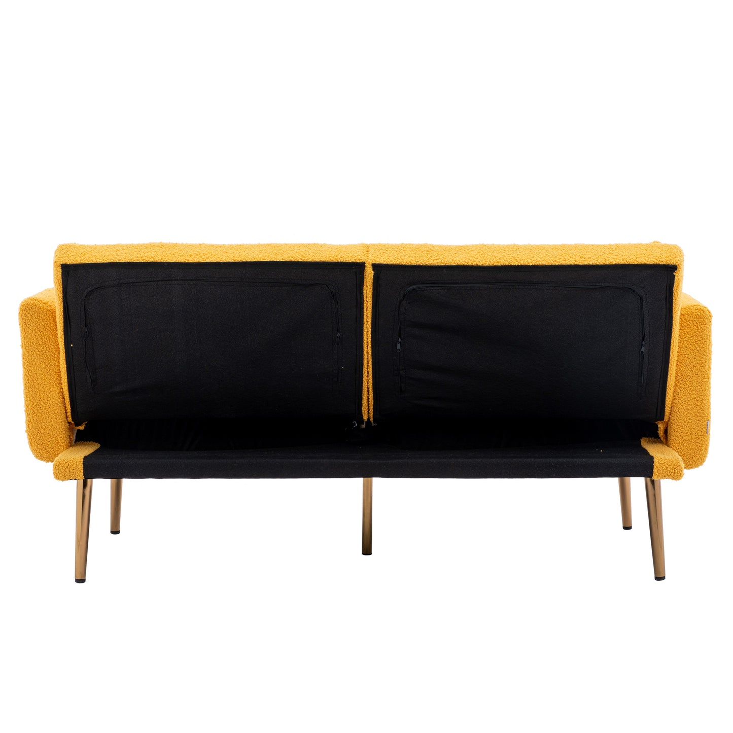 Velvet  Sofa , Accent sofa .loveseat sofa with metal  feet