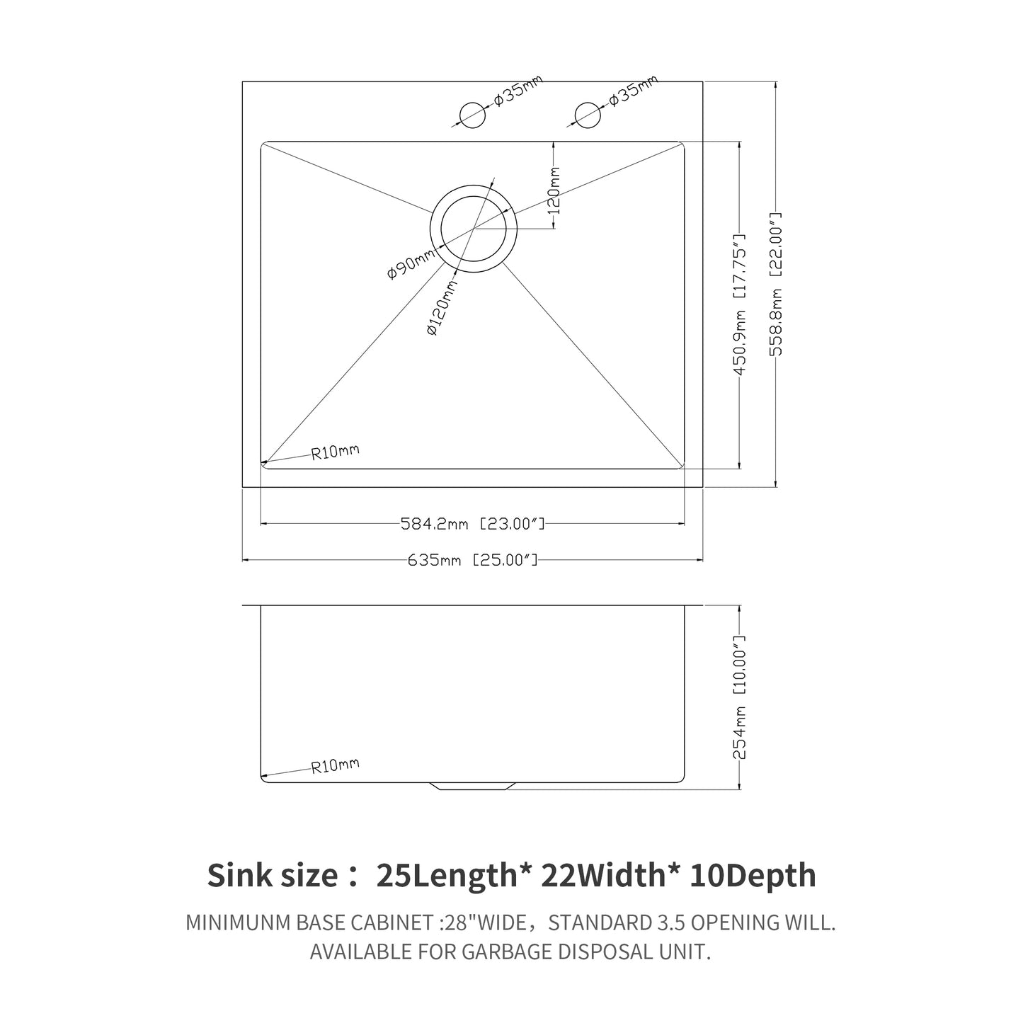 Single Bowl Stainless Steel Kitchen Sink with Enhanced Drainage Formula & Premium Accessories