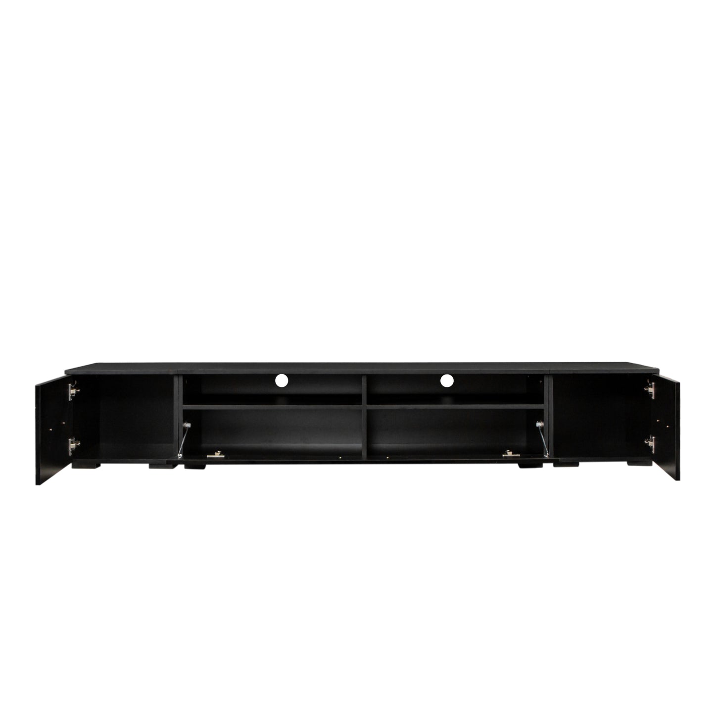 Modern LED TV Stand with Extended Design for 90+ Inch TVs