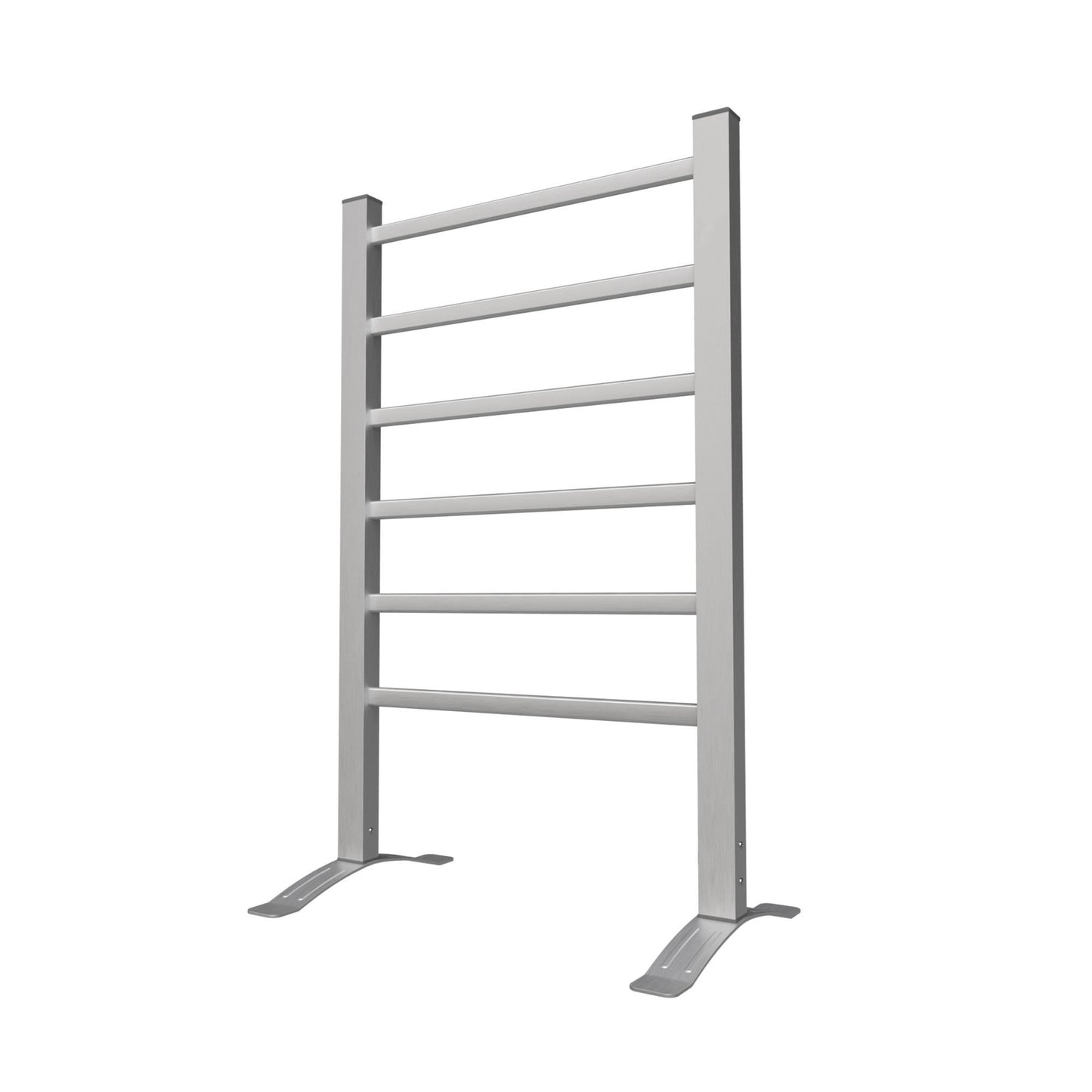 Electric Heated Towel Rack with 6 Stainless Steel Bars - Stylish Wall Mount Towel Warmer for Bathroom