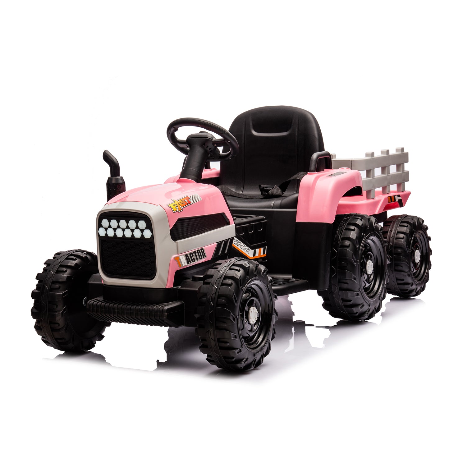 Electric Tractor Toy with Remote Control and Multiple Features