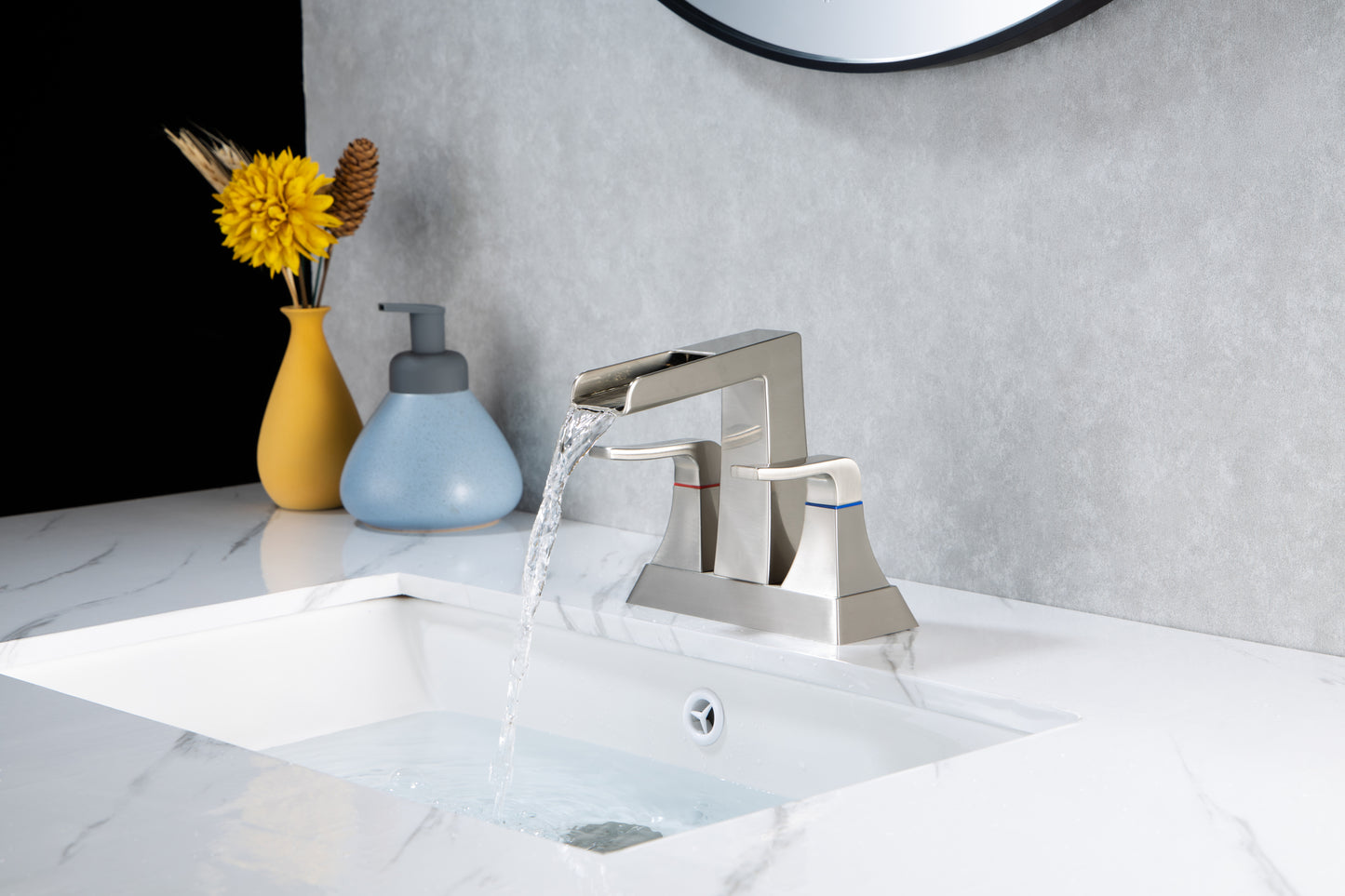 Enhance Your Bathroom with a Brushed Nickel 2-Handle Lavatory Faucet