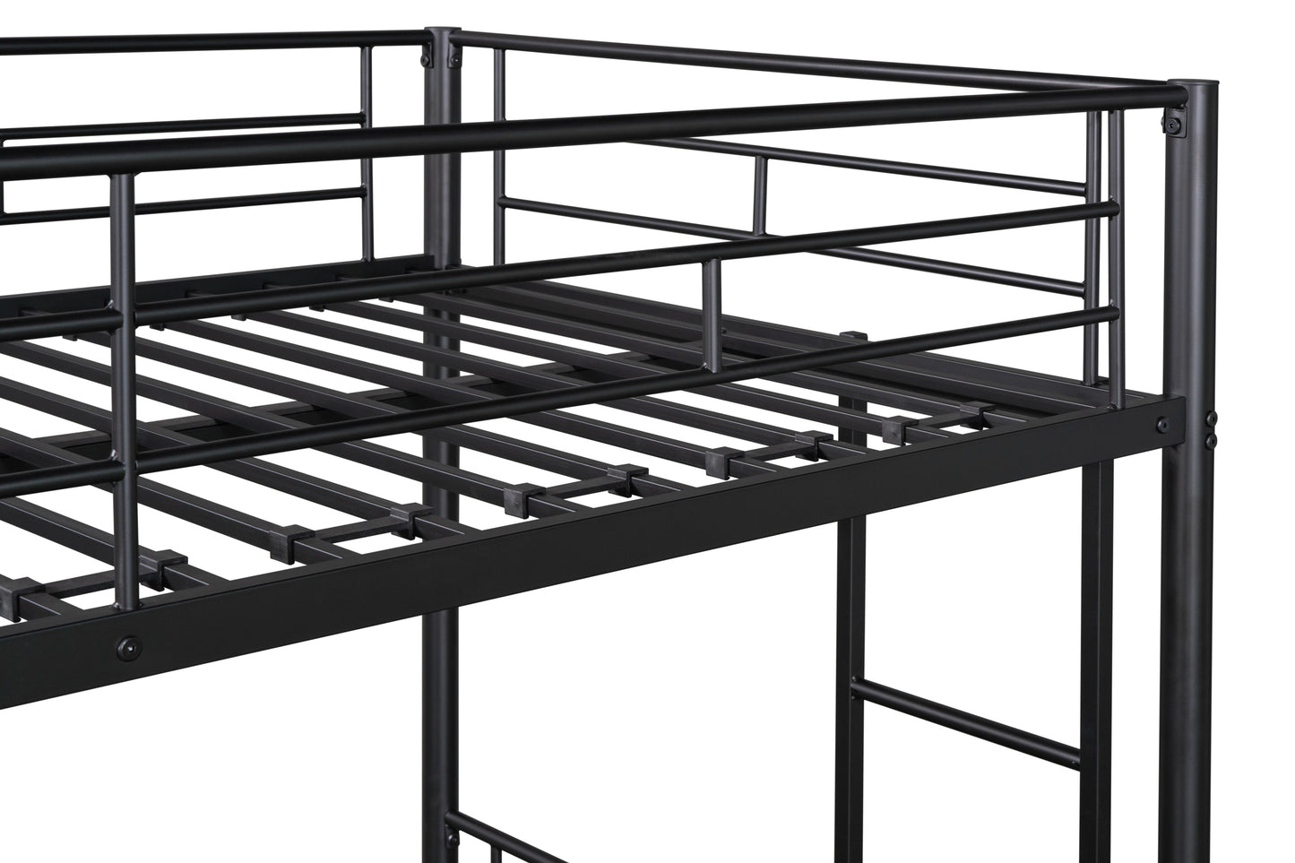 Metal Twin Bunk Bed with Enhanced Safety Measures