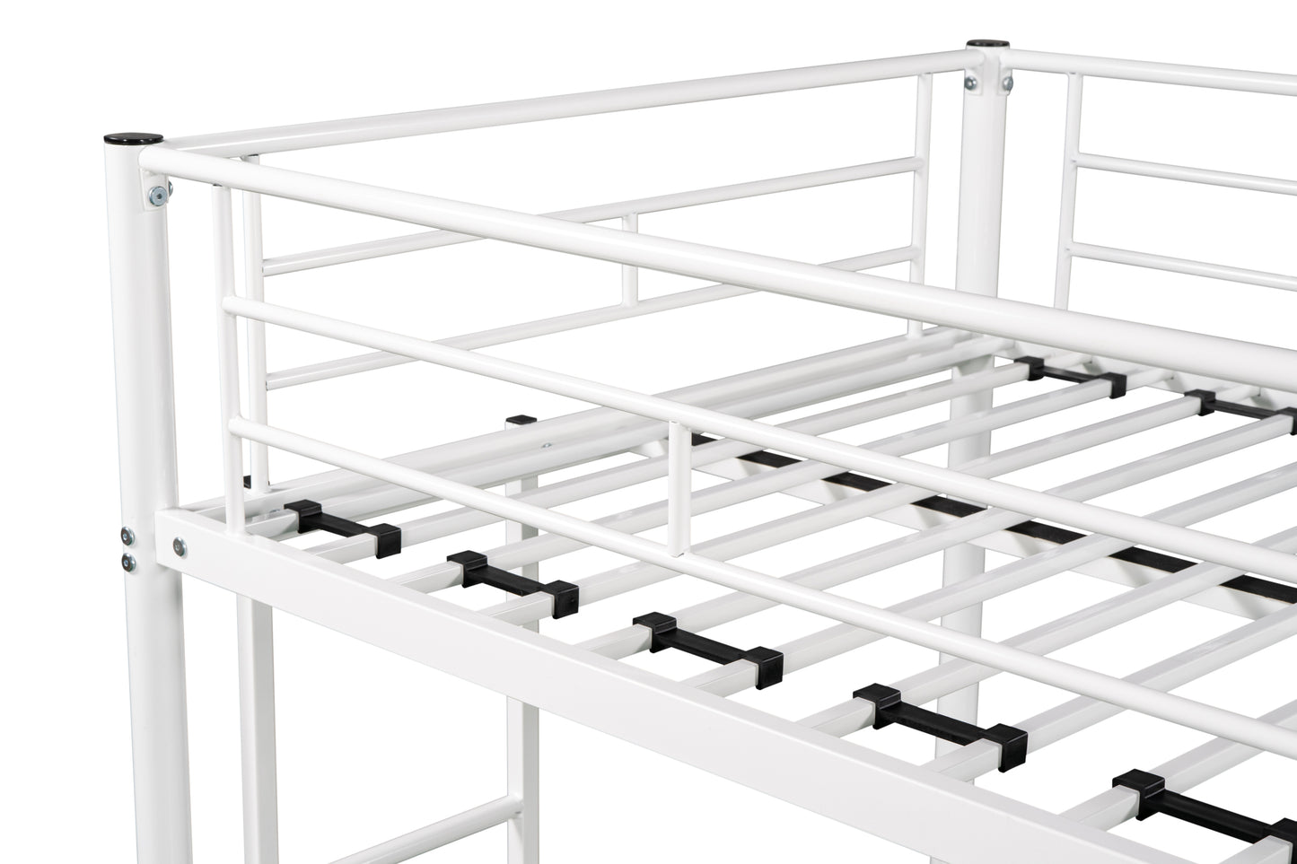 Durable Metal Twin Bunk Bed with Noise-Reduced Design