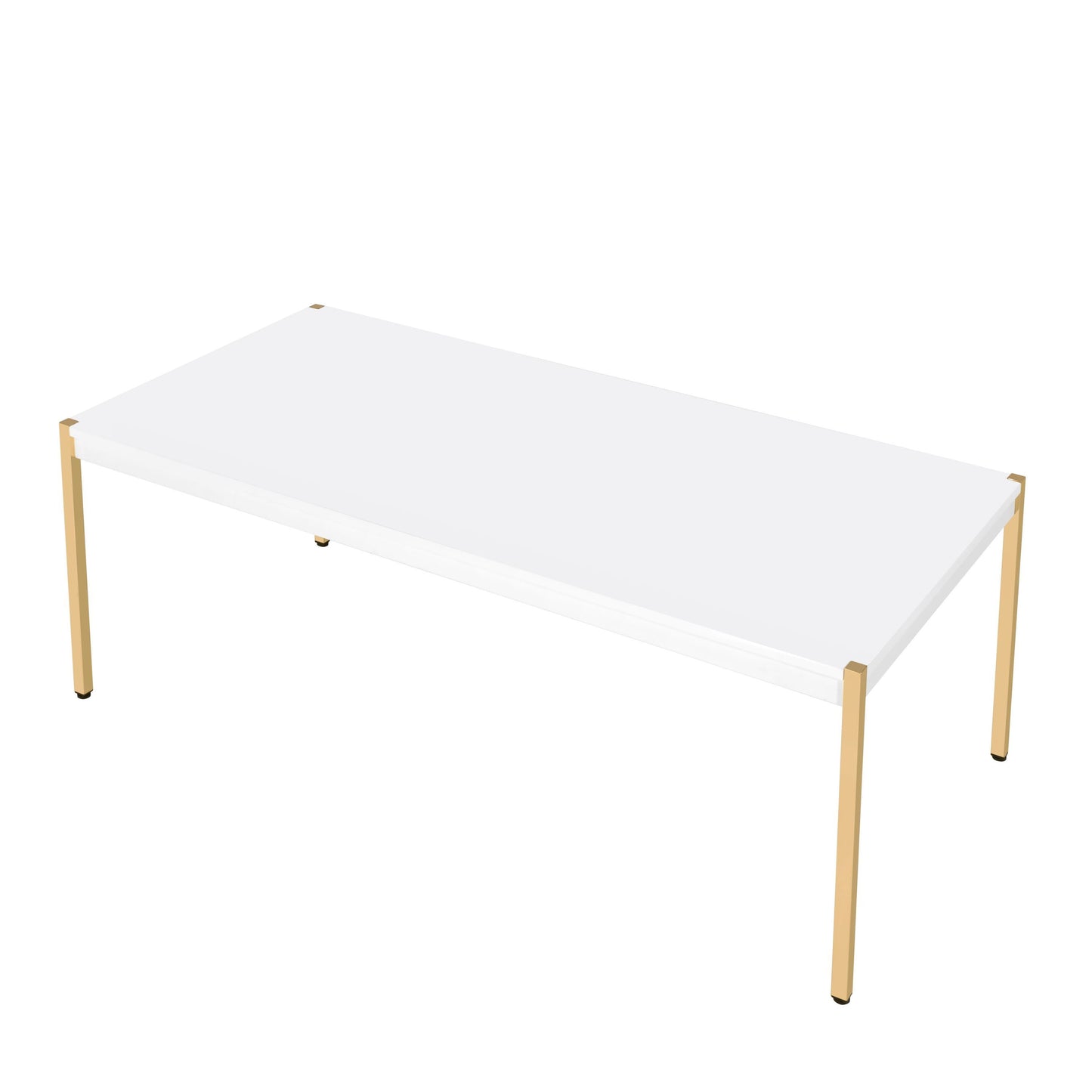 Otrac White and Gold Coffee Table LV00034