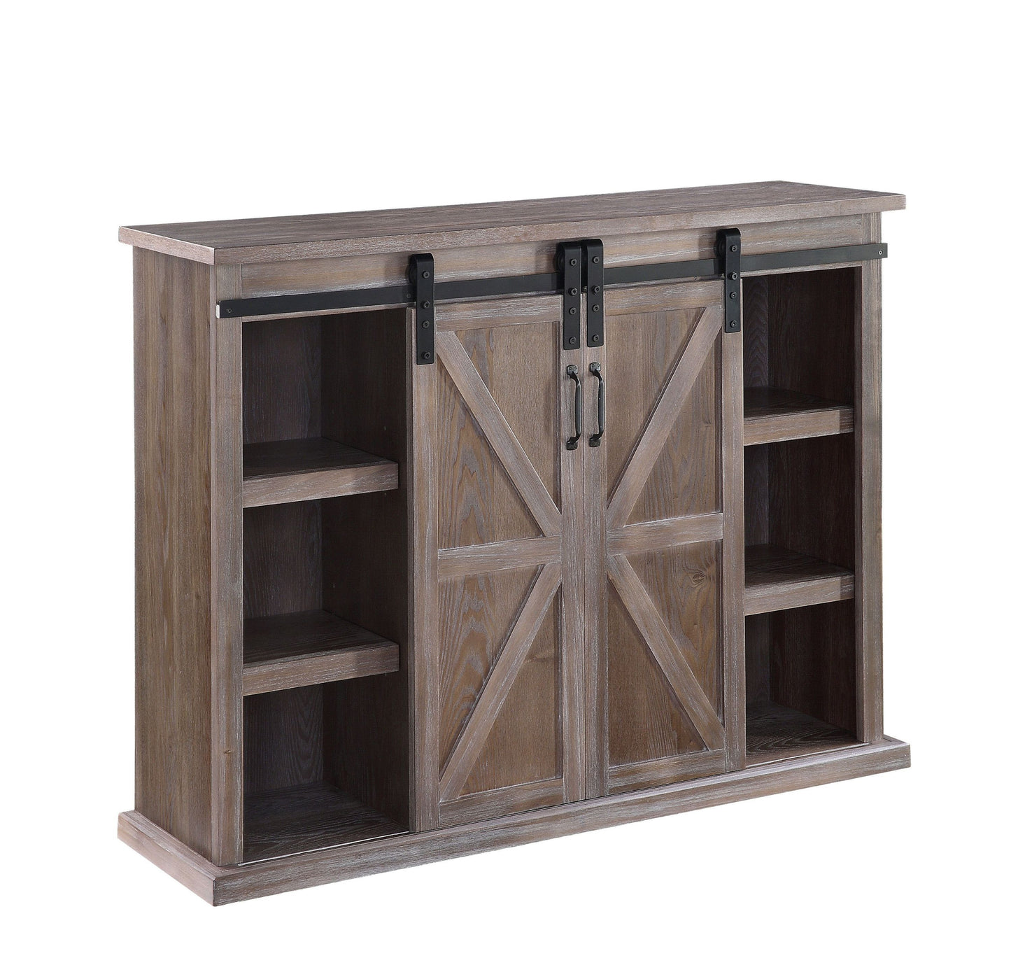 Orabella Farmhouse TV Stand, Rustic Natural 91614