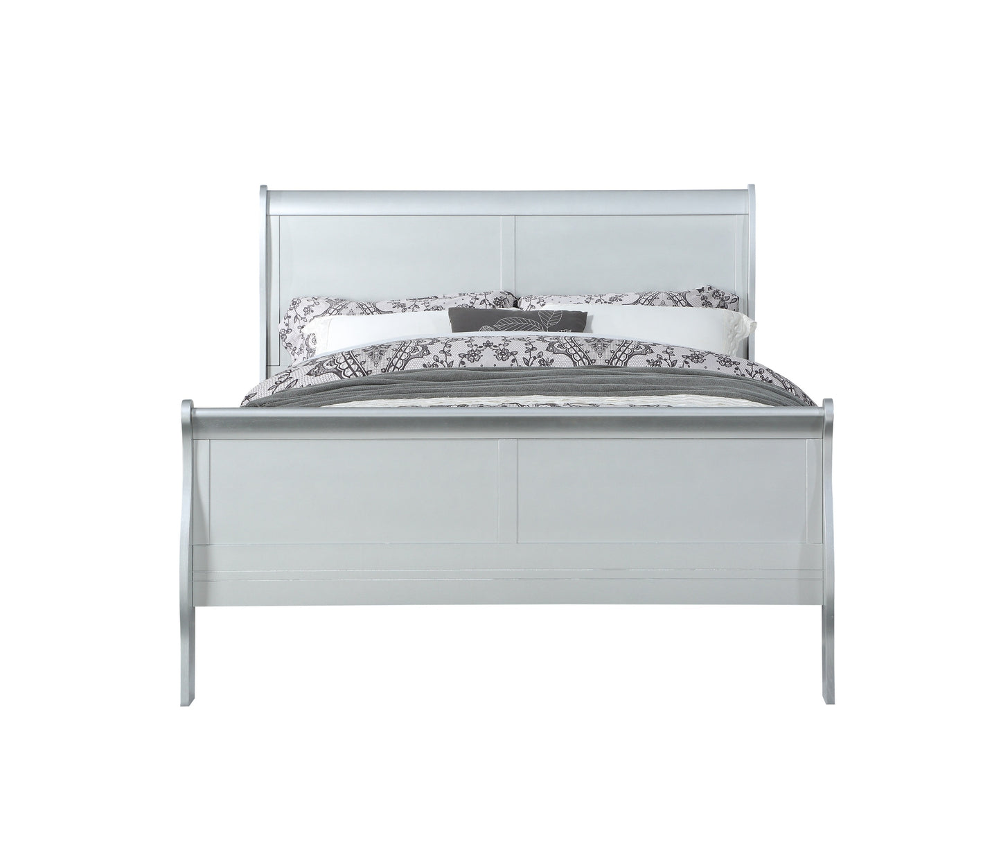 Louis Philippe Queen Bed in Platinum 26730Q
