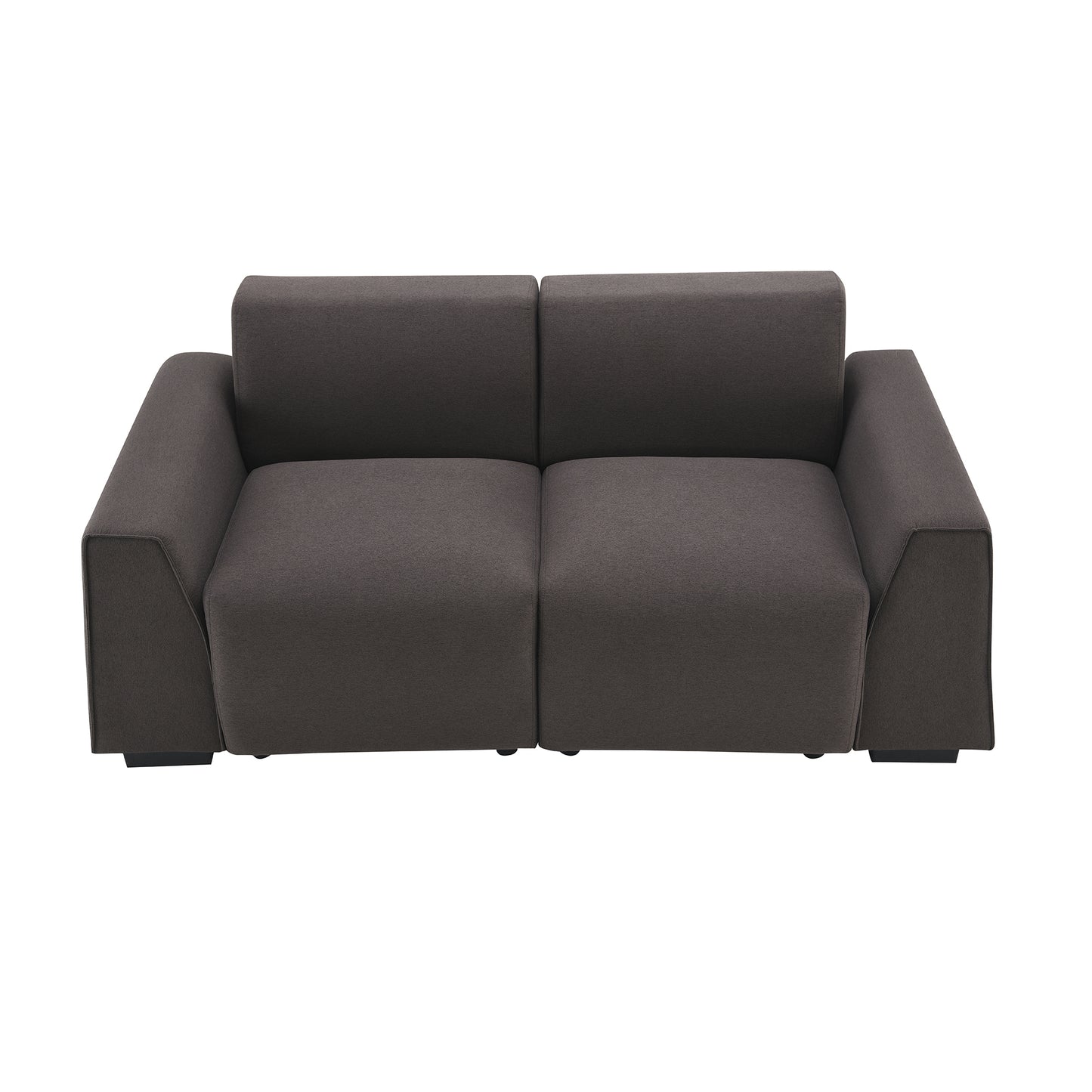 Stylish and Comfortable Modern Linen Fabric Sofa with Wide Armrests