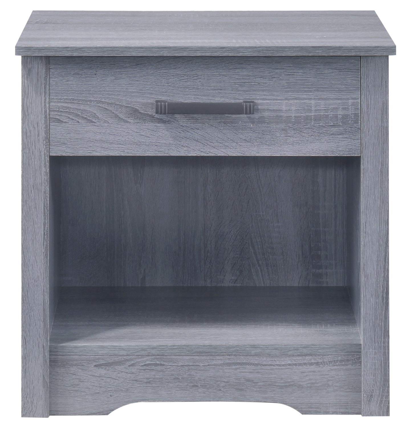 Hudson-1 G029-N  1 Drawer RTA Nightstand , Gray