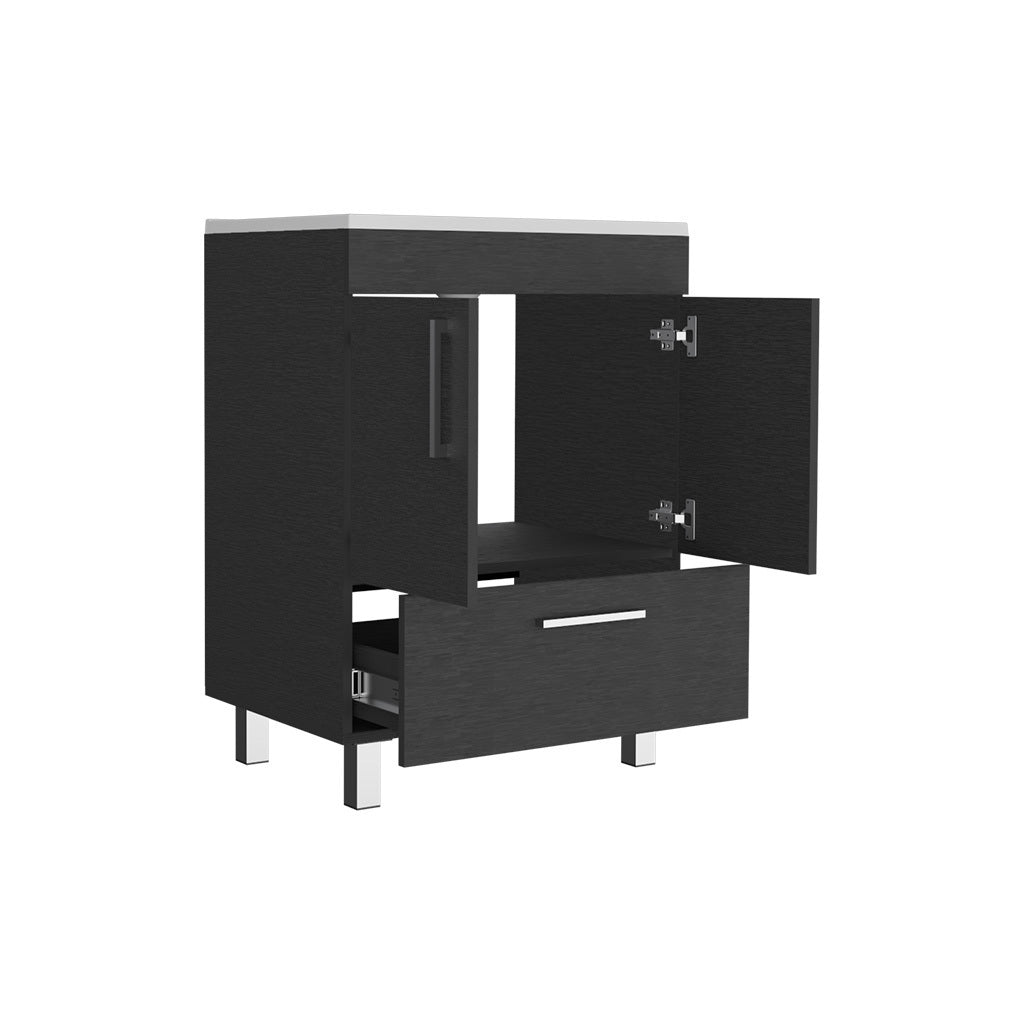 Single Bathroom Vanity Mayorca, Bathroom, Black