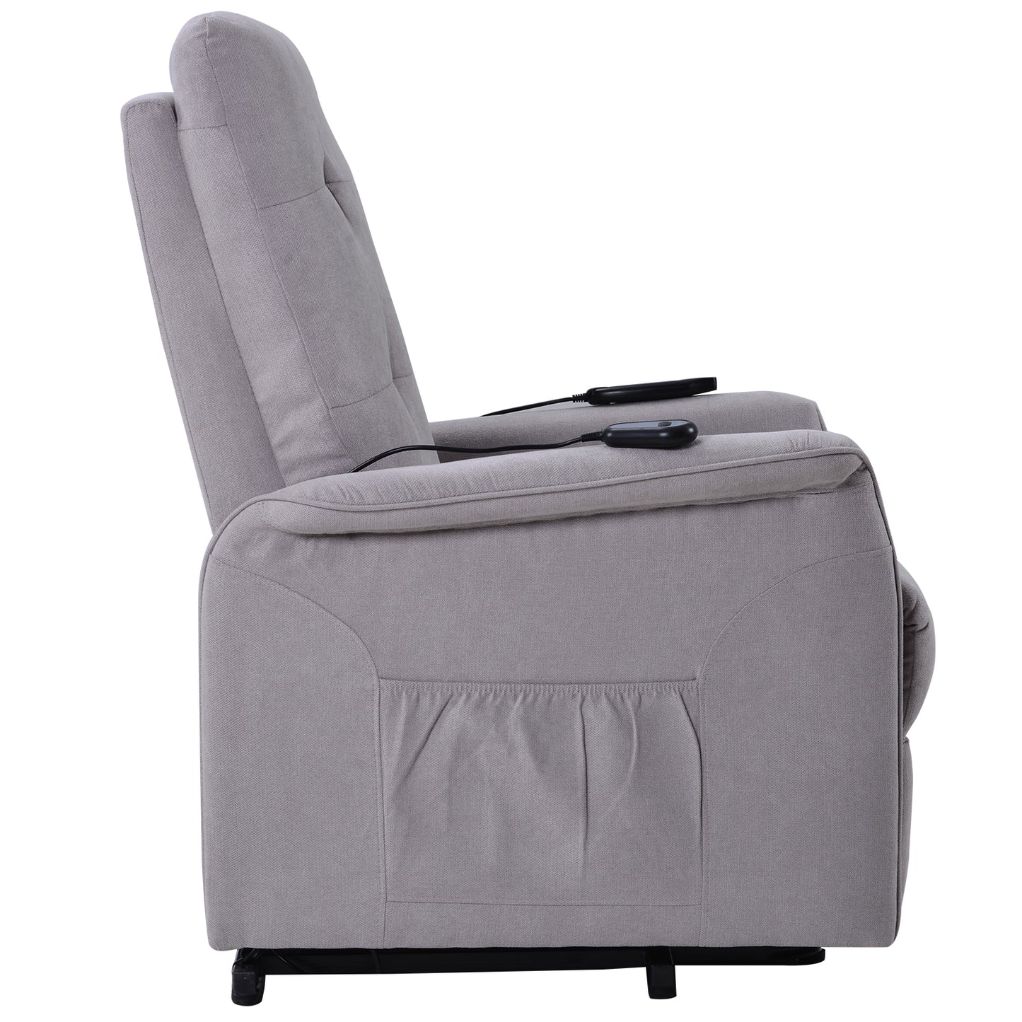 Electric Power Lift Recliner Chair with Adjustable Massage - Ideal for Seniors